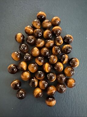 Vintage Semi Precious Stone Tiger’s Eye Beads Bundle